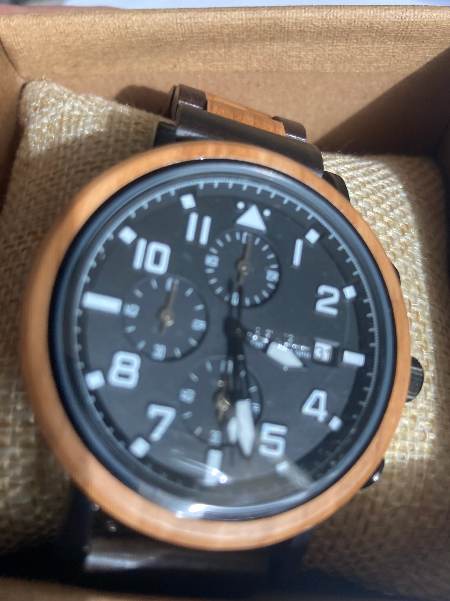 Holz Chronographen Uhren